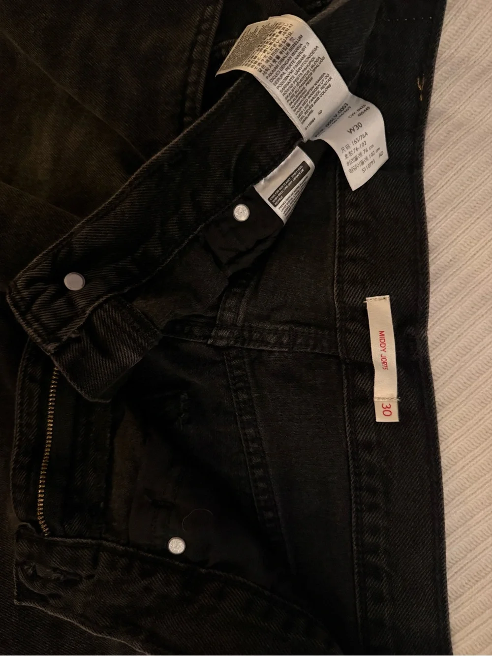 Levi's Black Denim | Middy Jorts | Size 29 | Brand New